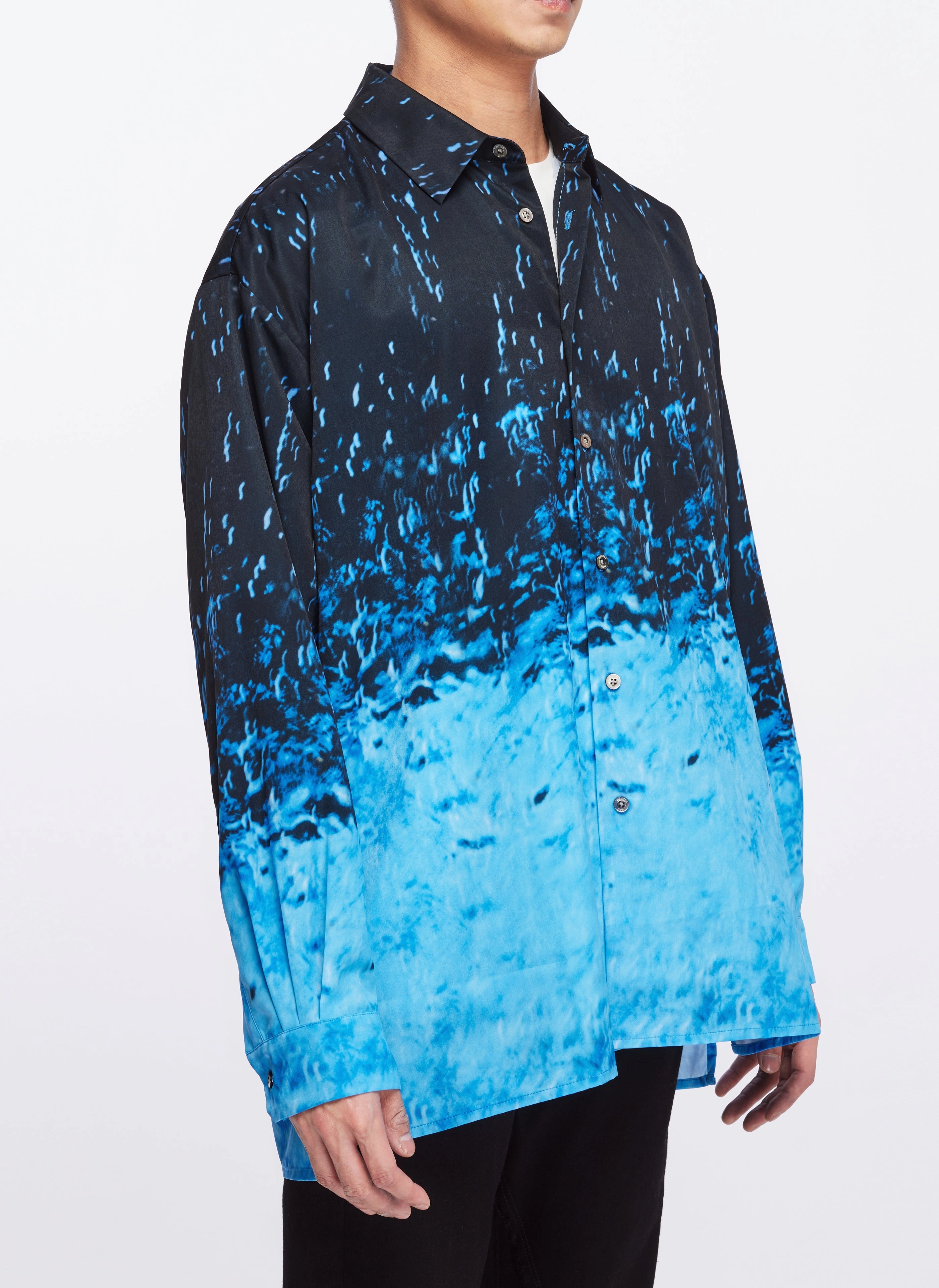 Mika NINAGAWA X INITIAL Open Collar Shirt