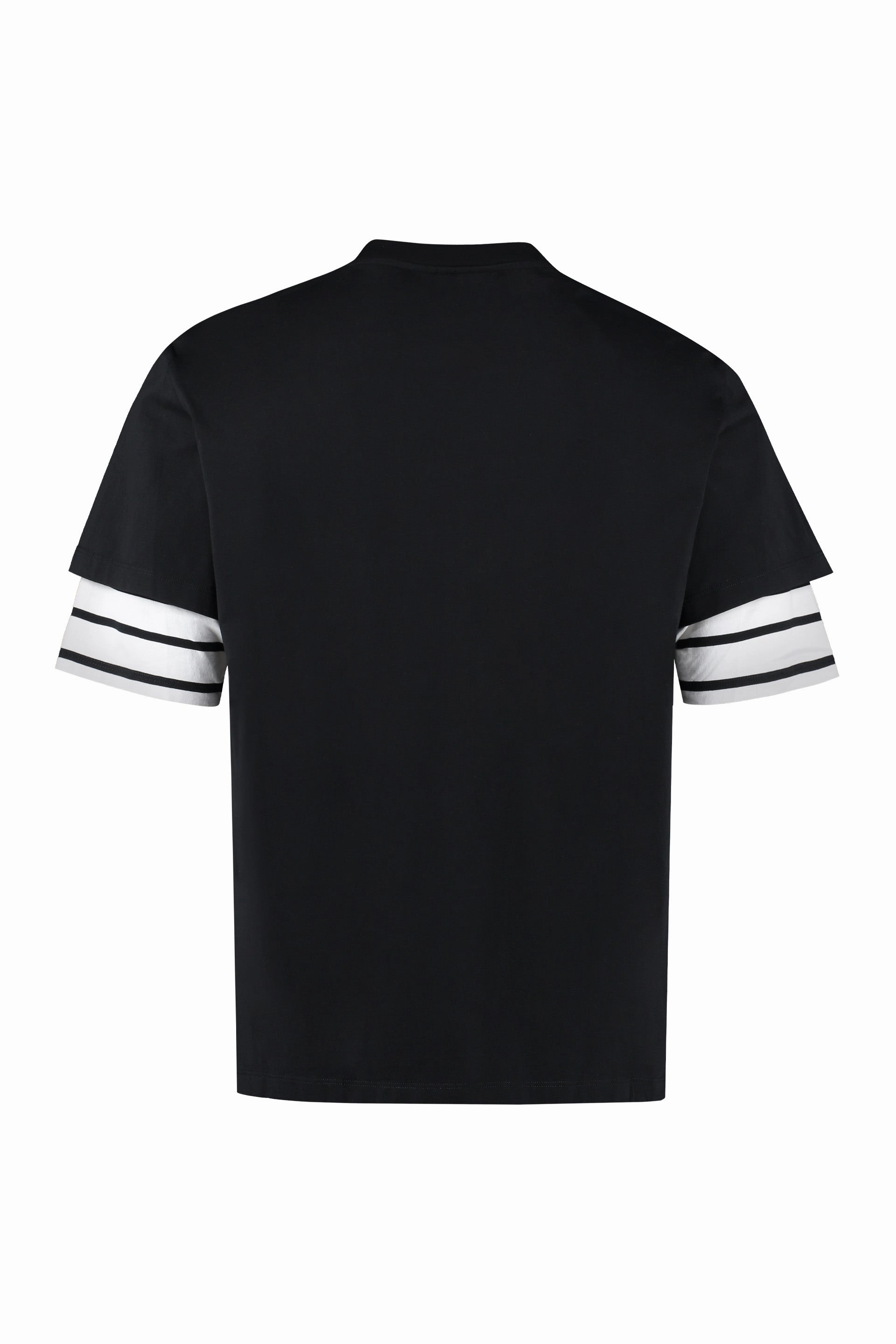 Neil Barrett Logo Patch Double Sleeved T-Shirt
