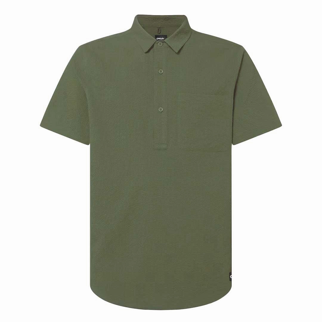 Oakley - Men's Porto Rc Short Sleeve Button Down Shirt (FOA404440 86L)