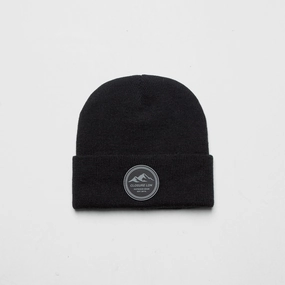 Outdoor Circle Badge Beanie | Black