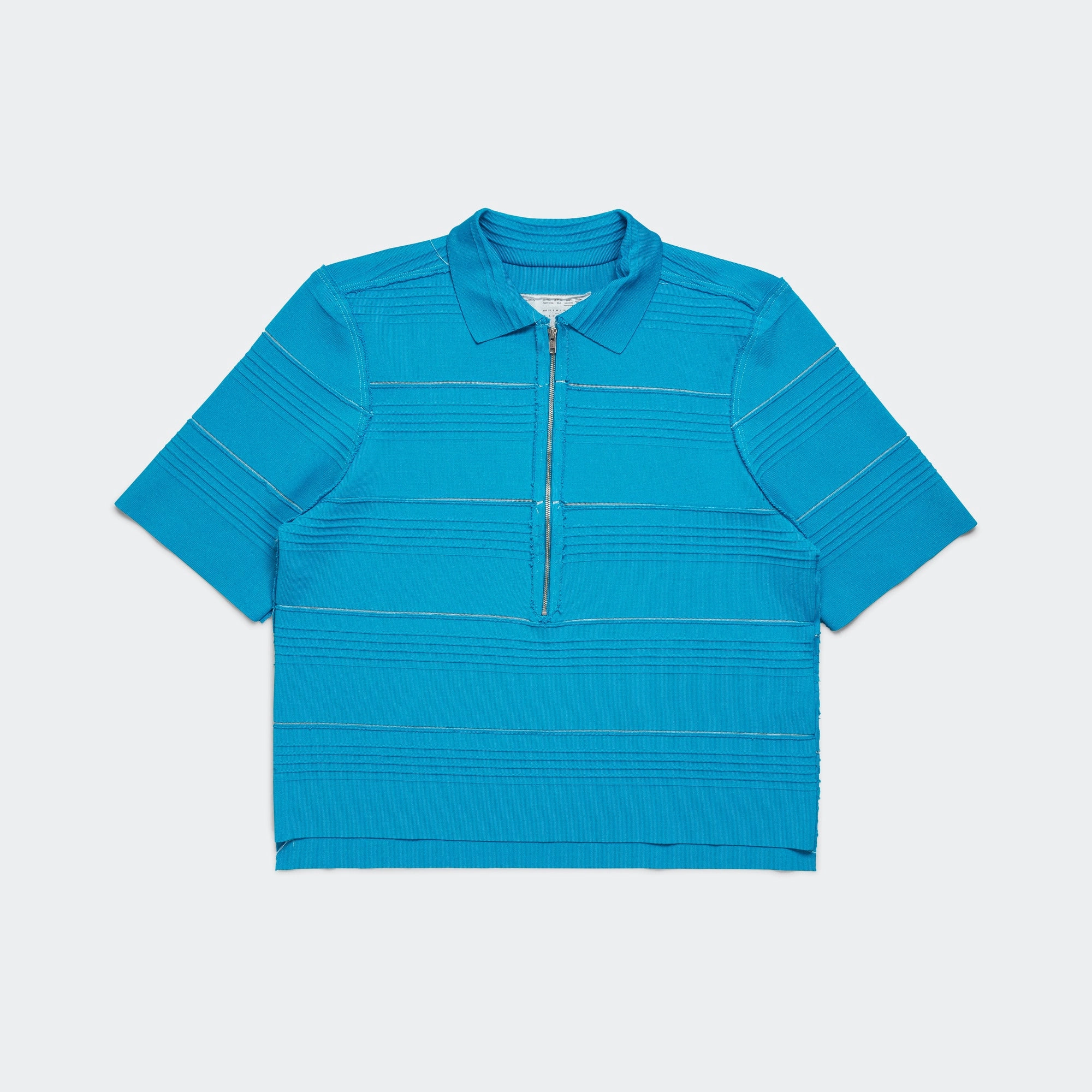 Polo Shirt - Viscose Blue