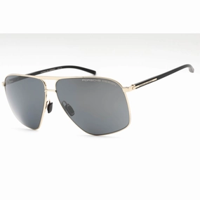Porsche Men's Sunglasses - Light Gold/Black Metal Navigator Full Rim Frame | P8933 B