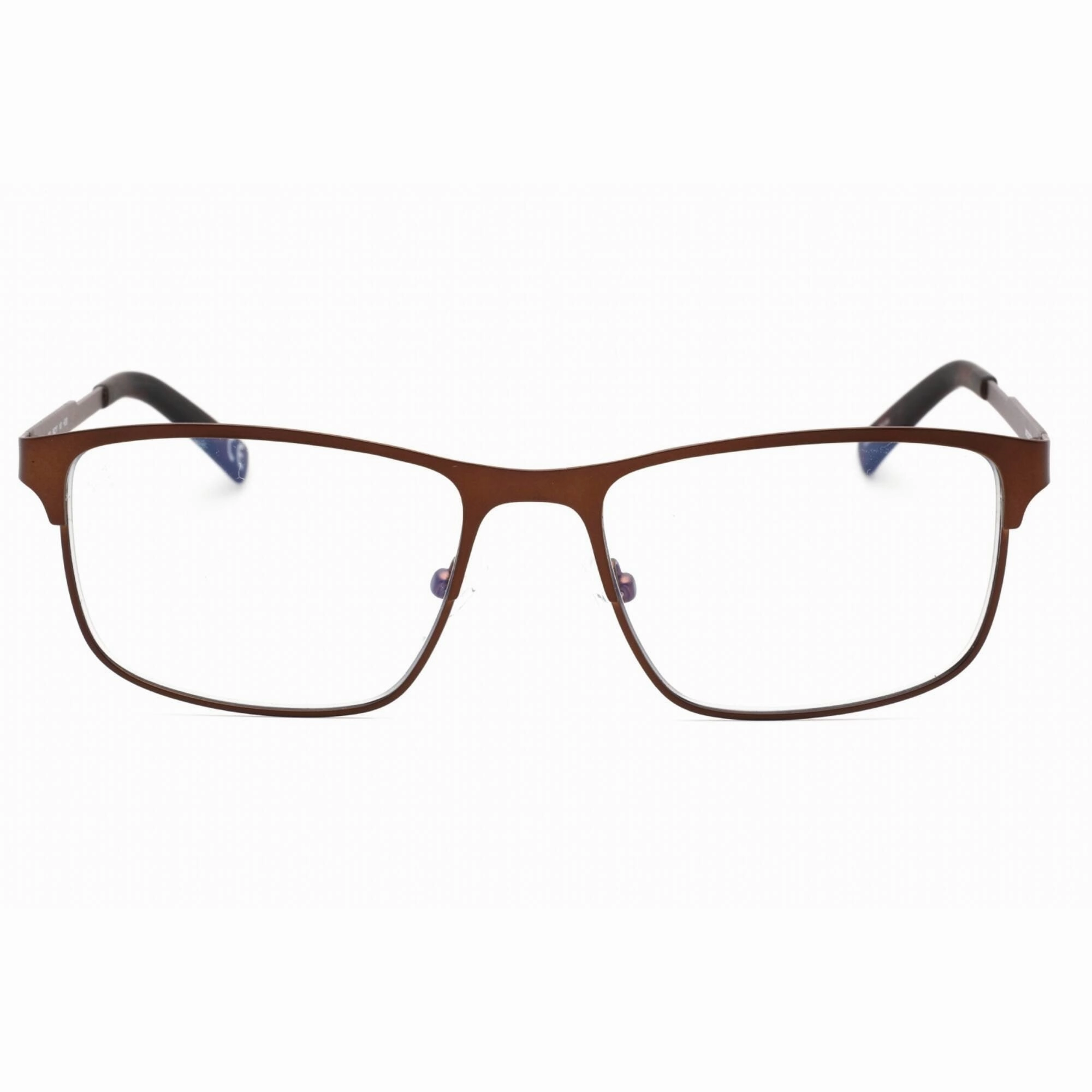 Prive Revaux Men's Eyeglasses - Full Rim Metal Rectangular Frame | Day Job Warm Copper