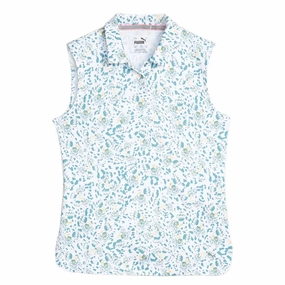 Puma - Girls' (Junior)  MATTR Mariposa Golf Polo (622858 02)