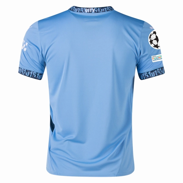 Puma Manchester City Home Jersey w/ Champions League   Club World Cup Patch 24/25 (Team Light Blue/Marine Blue)