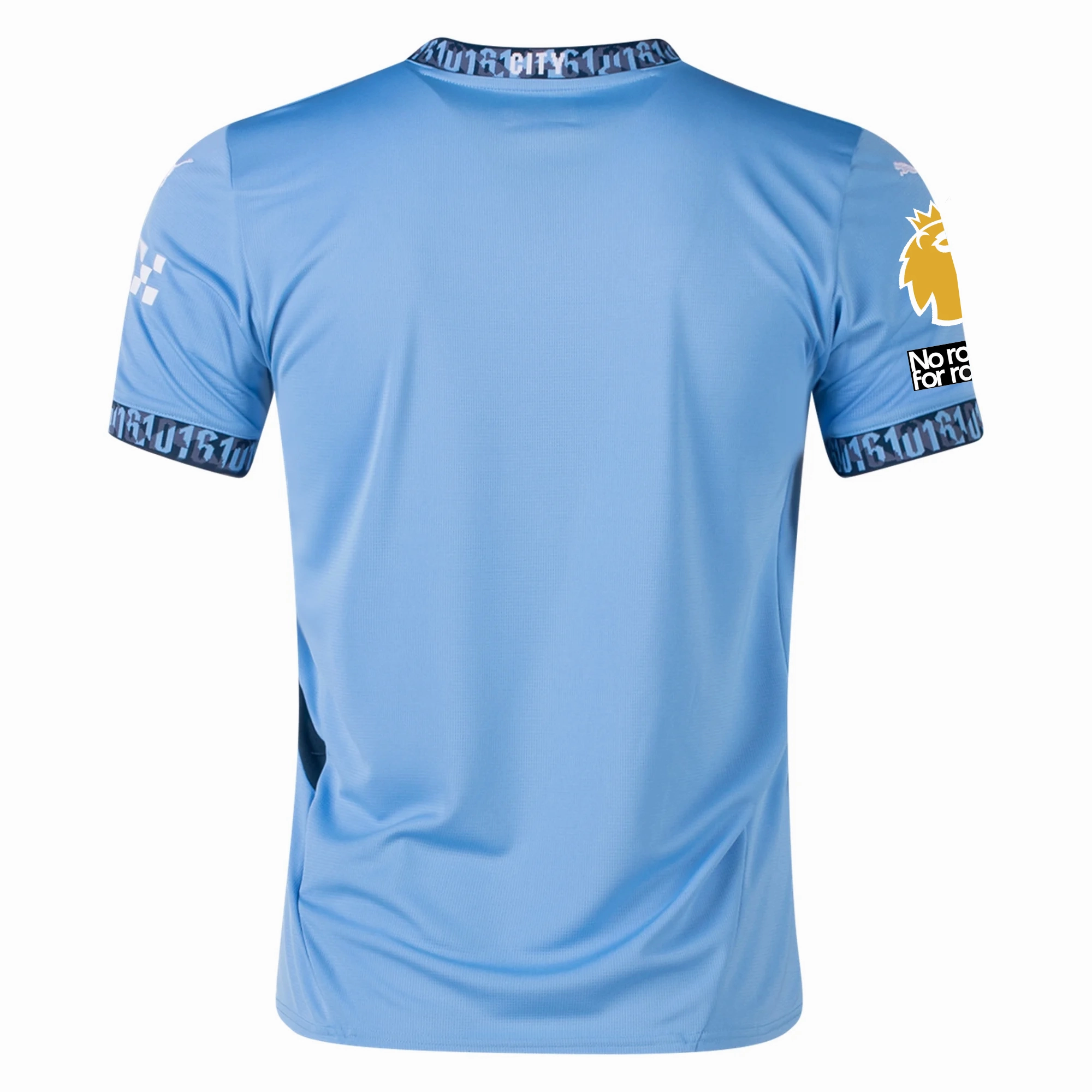Puma Manchester City Home Jersey w/ EPL   No Room For Racism   Club World Cup Patches 24/25 (Team Light Blue/Marine Blue)