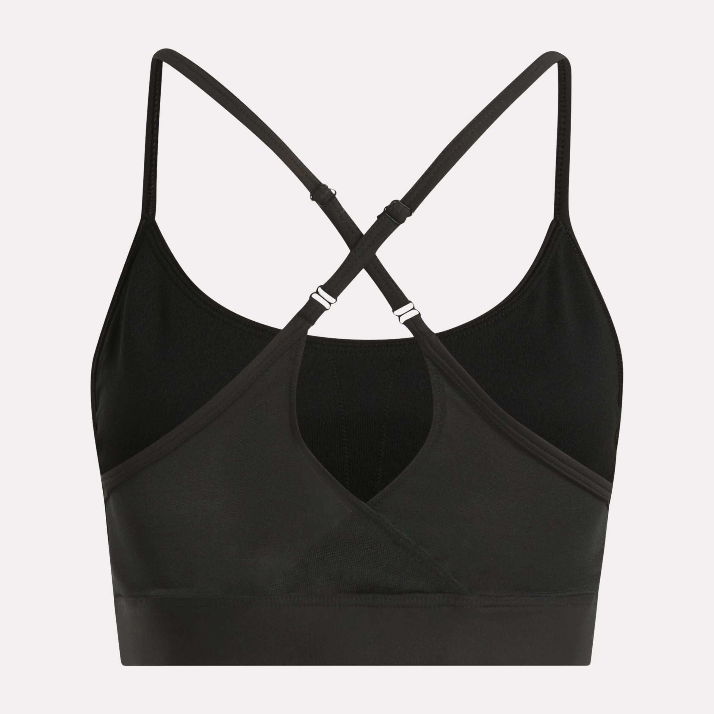 Reebok Lux Strappy Sports Bra Black