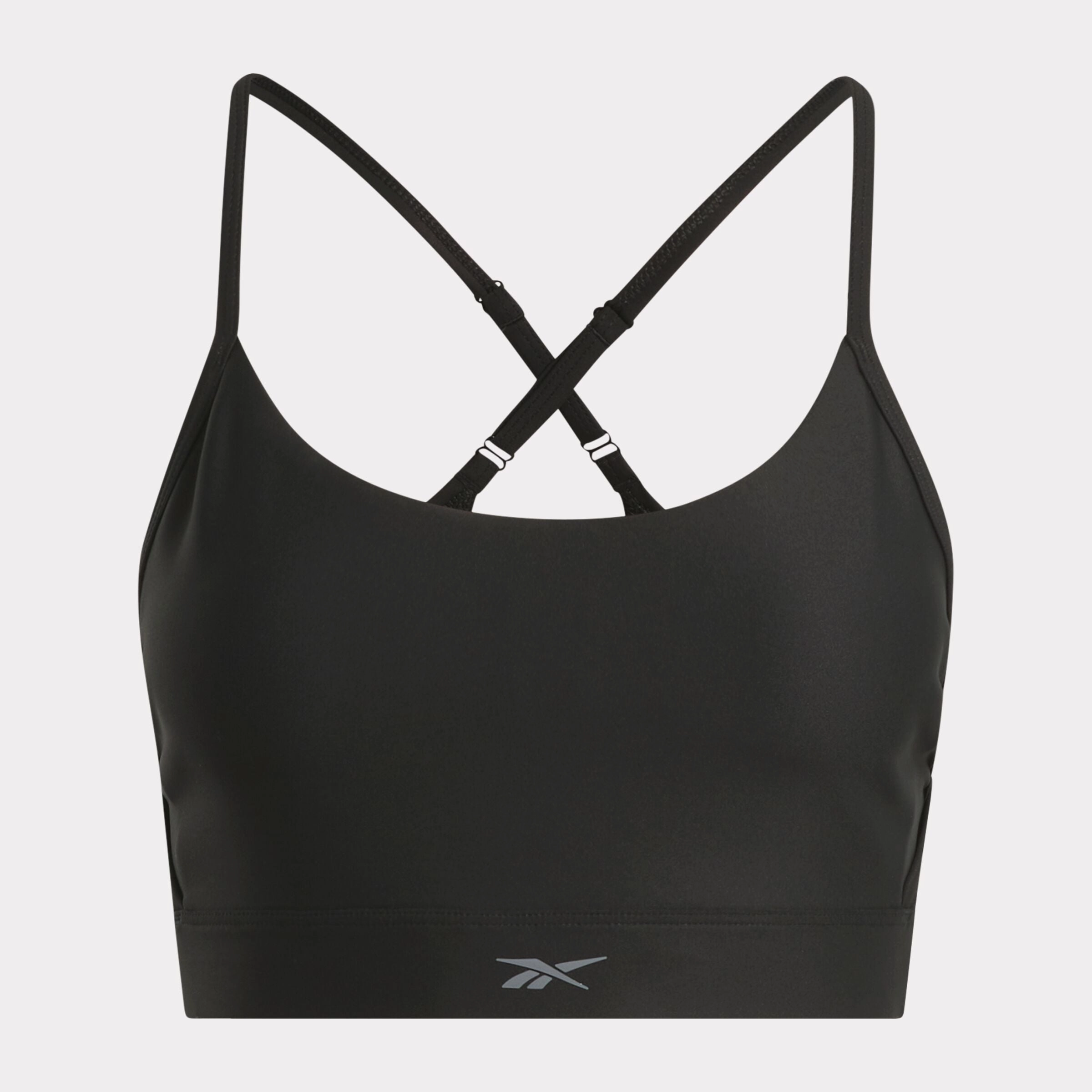 Reebok Lux Strappy Sports Bra Black