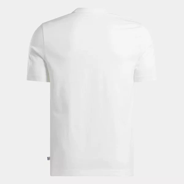 REEBOK MEN'S IDENTITY BADGE WHITE TEE