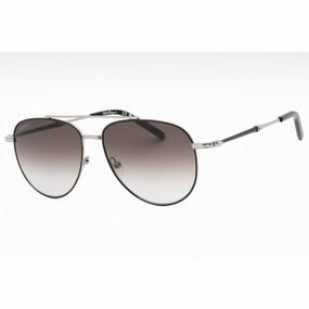 Salvatore Ferragamo Men's Sunglasses - Black/Light Ruthenium Metal Frame | SF226S 086
