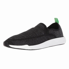 Sanuk Men's Slip-on - Chiba Quest Knit Sidewalk Surfers | 1091090-BLK