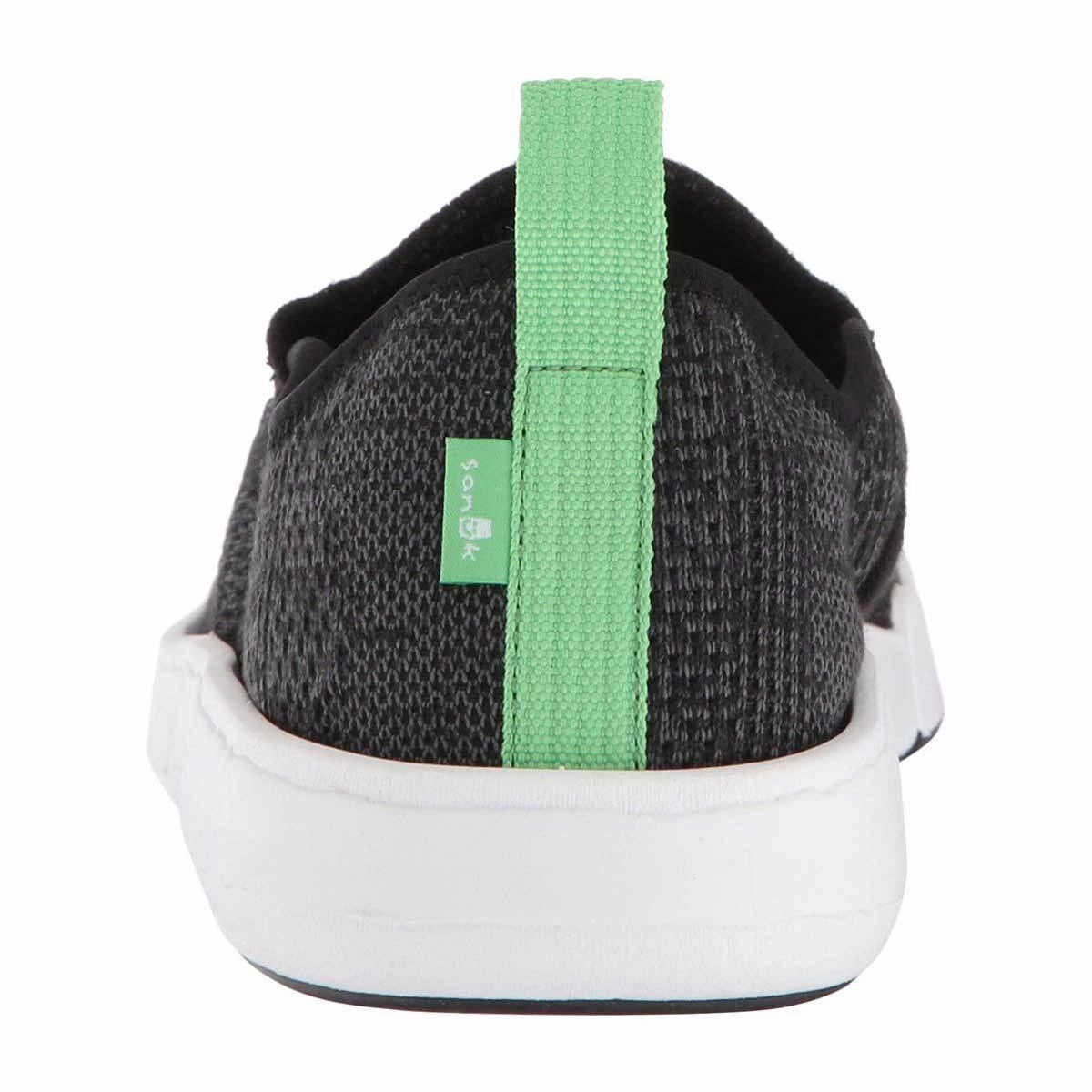 Sanuk Men's Slip-on - Chiba Quest Knit Sidewalk Surfers | 1091090-BLK