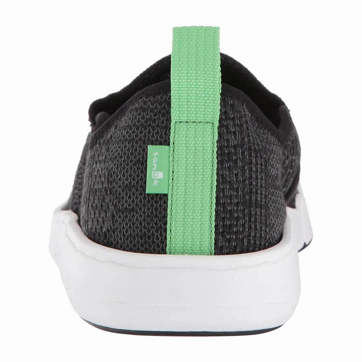 Sanuk Men's Slip-on - Chiba Quest Knit Sidewalk Surfers | 1091090-BLK