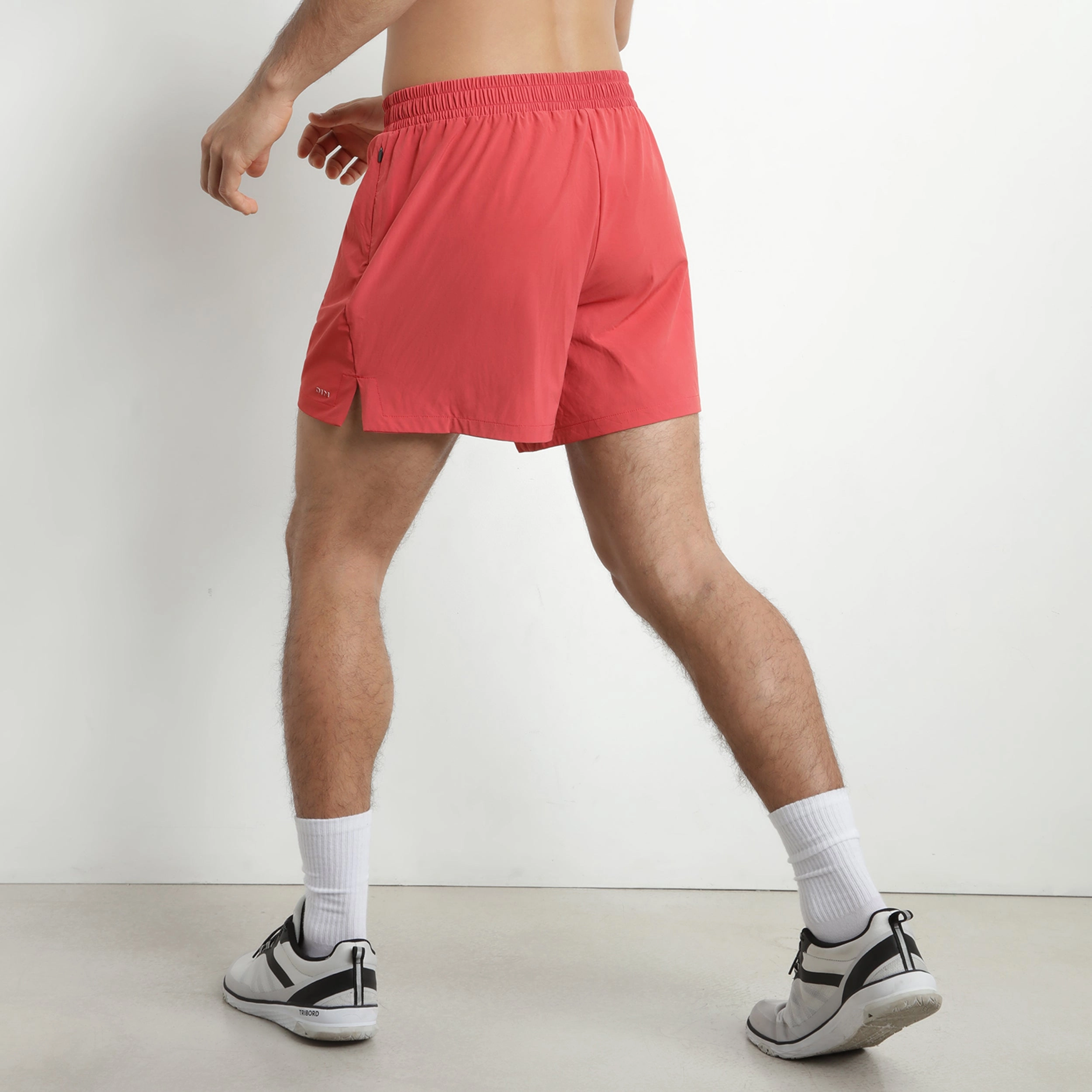 Short de sport homme en matière aérée Rouge Dim Move