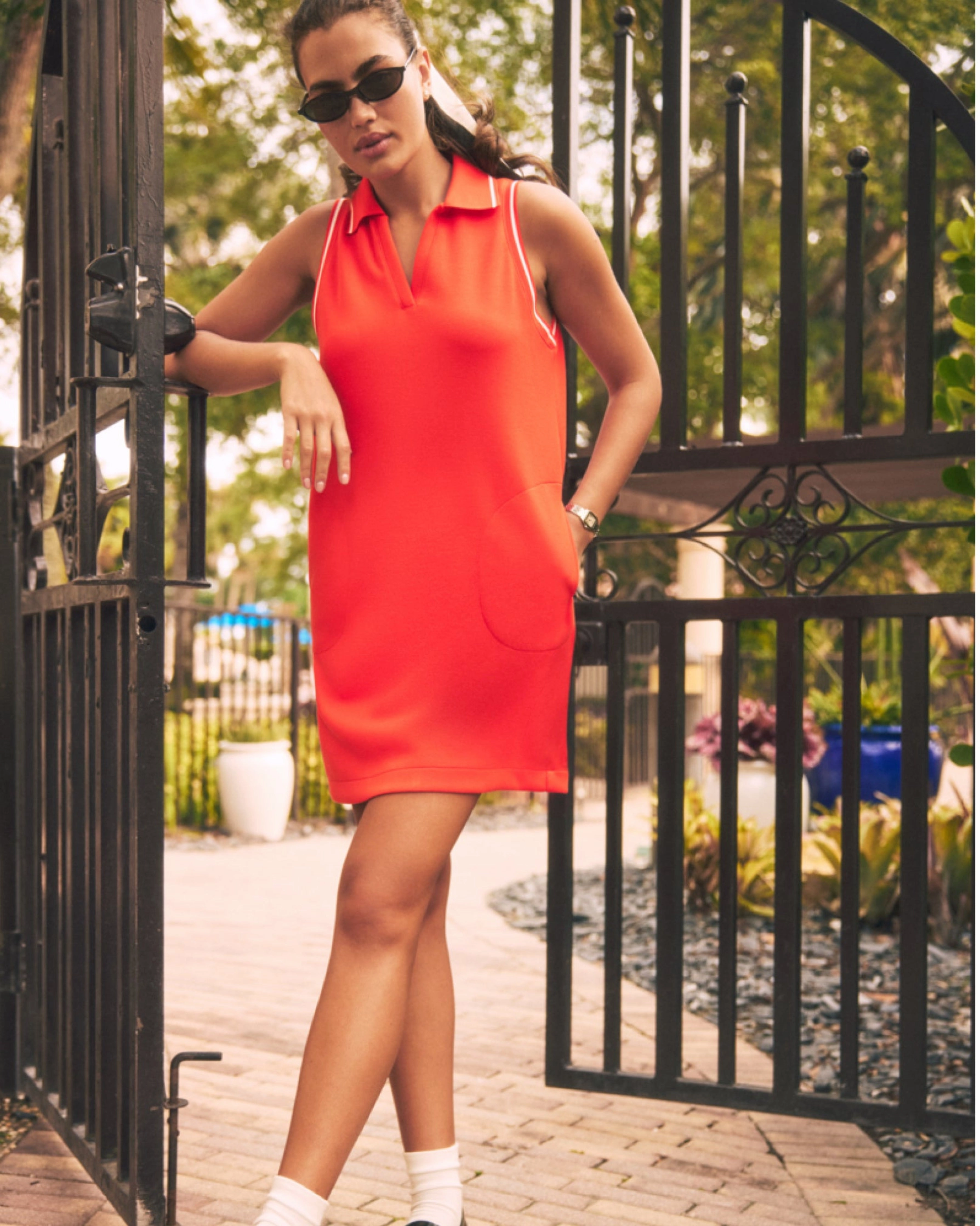 SPANX® AirEssentials Pique Polo Tank Dress