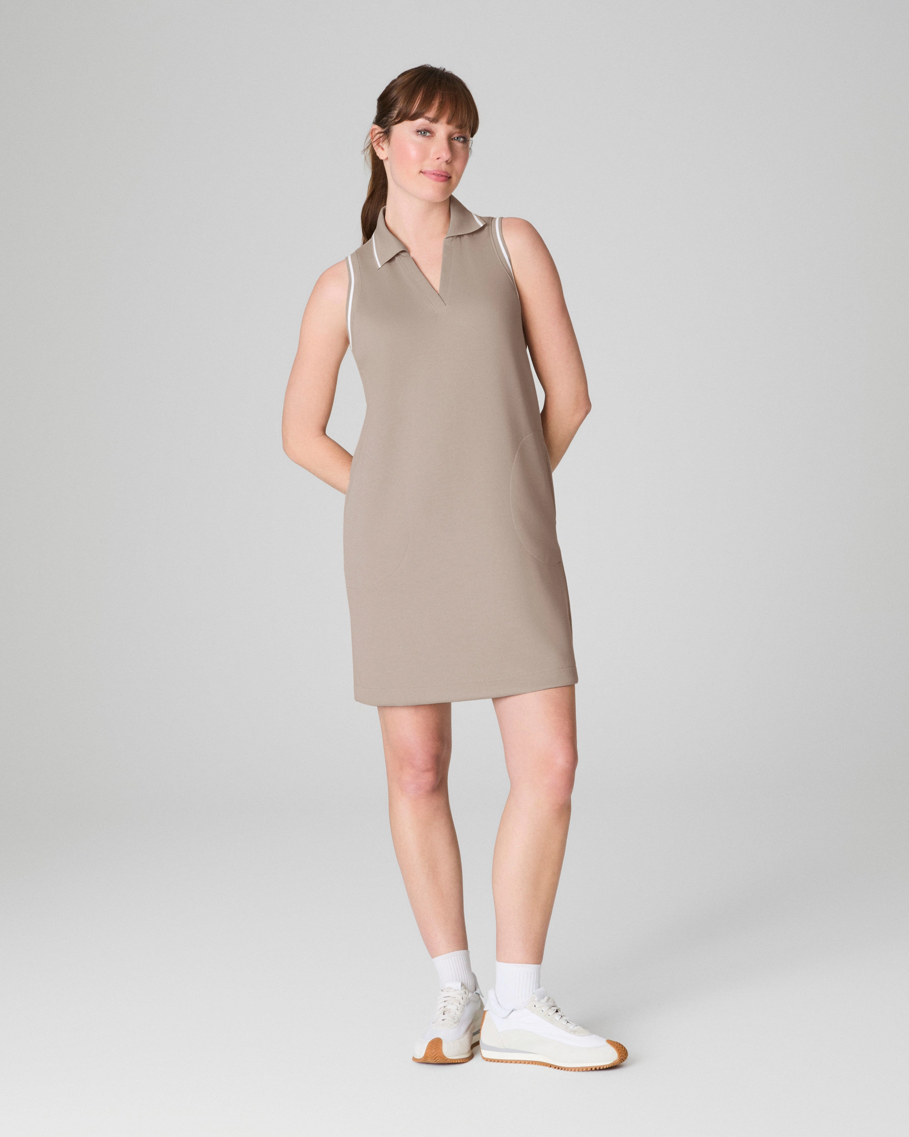 SPANX® AirEssentials Pique Polo Tank Dress