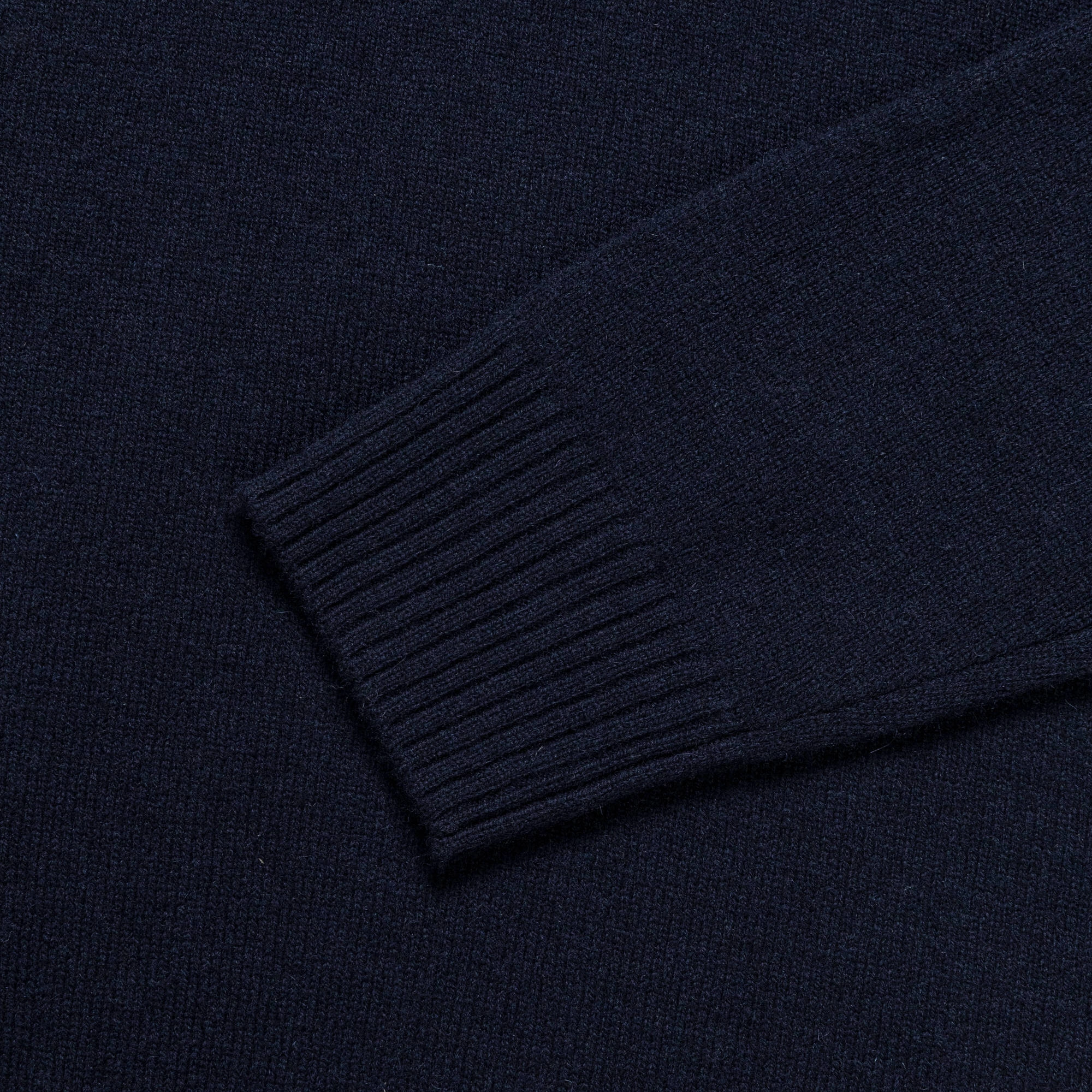 Standard Merino Lambswool Polo - Dark Navy