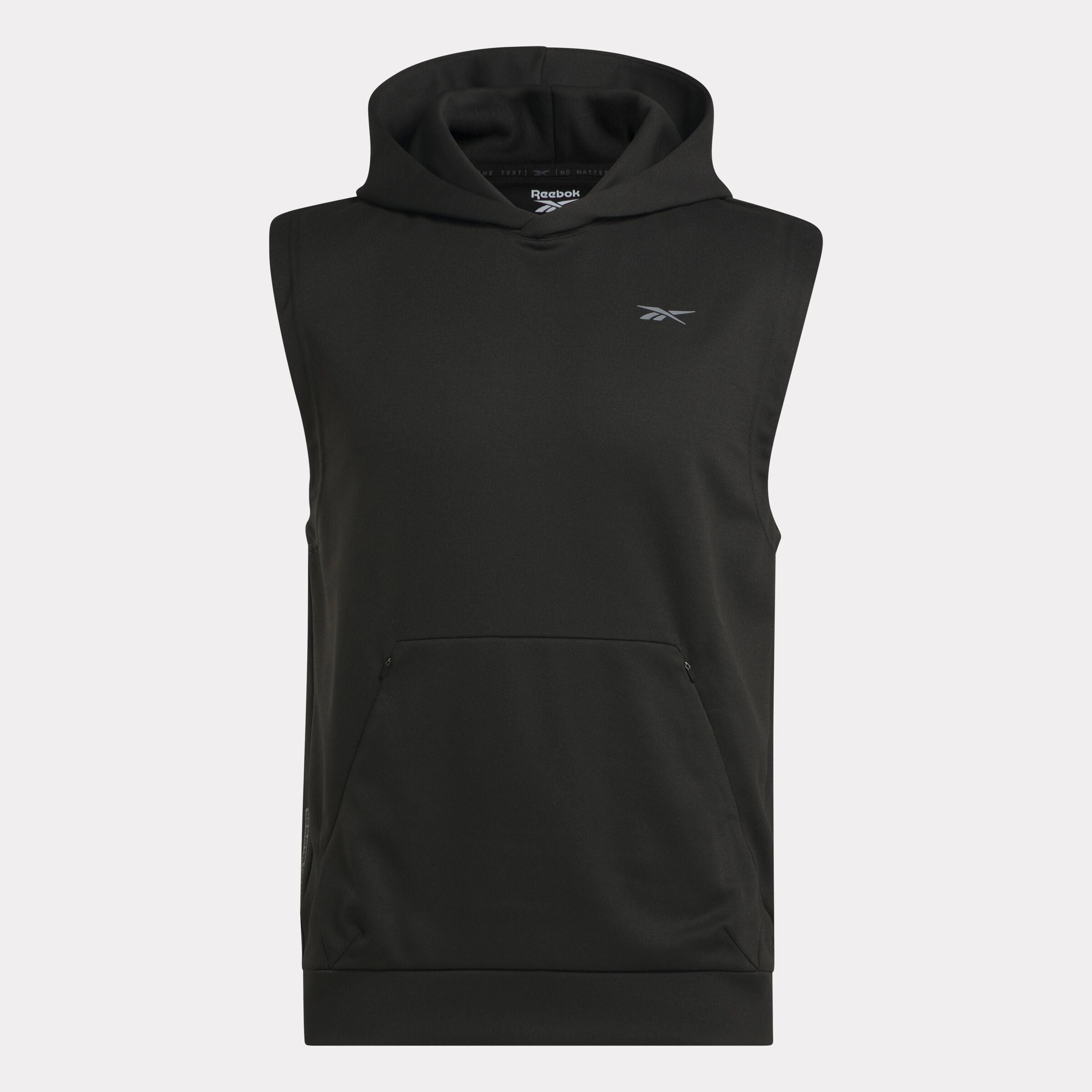 Strength Sleeveless Hoodie Black
