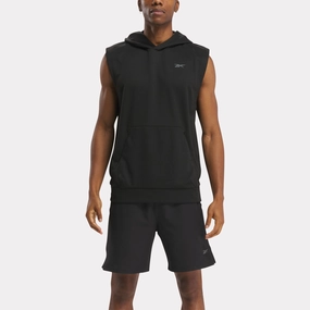 Strength Sleeveless Hoodie Black
