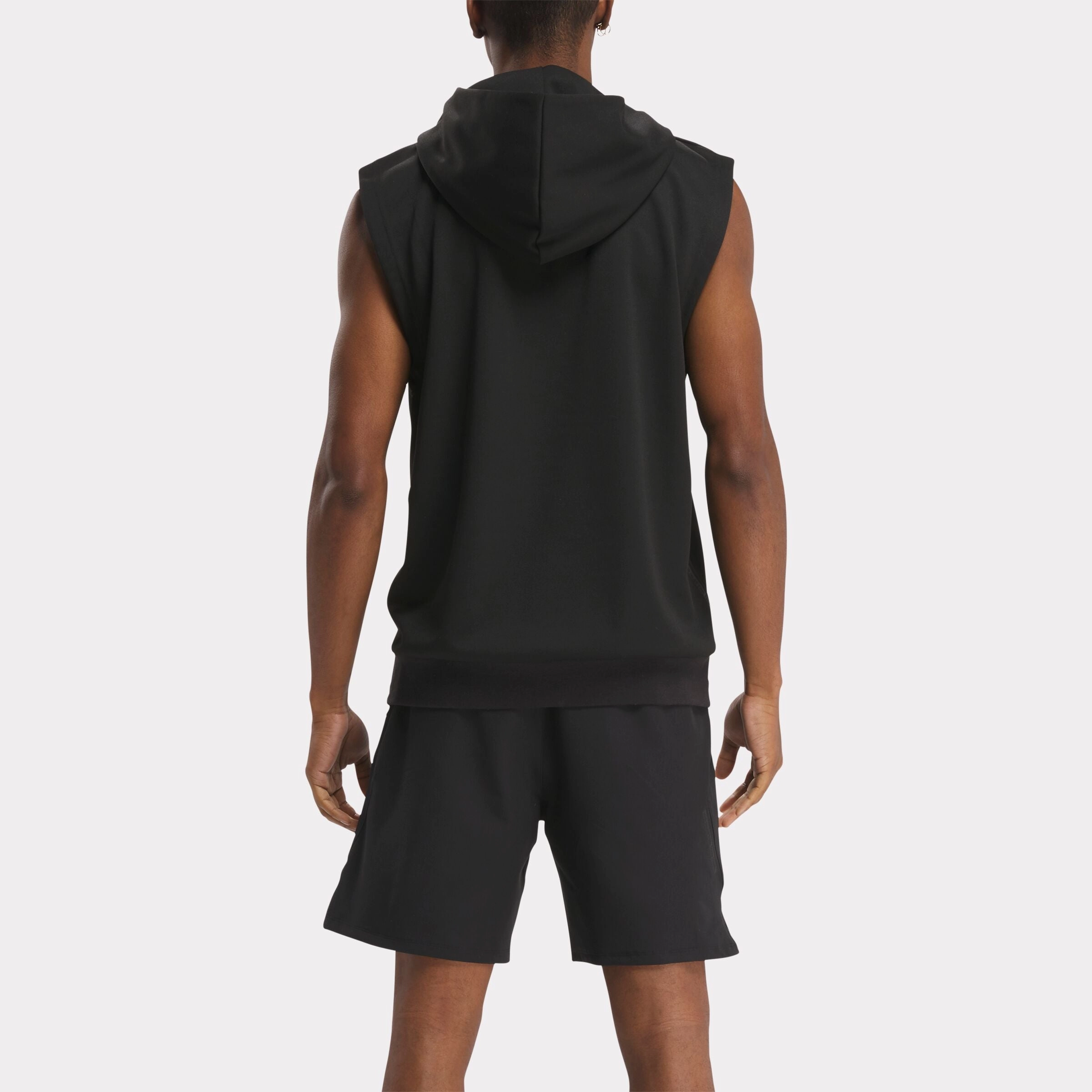 Strength Sleeveless Hoodie Black