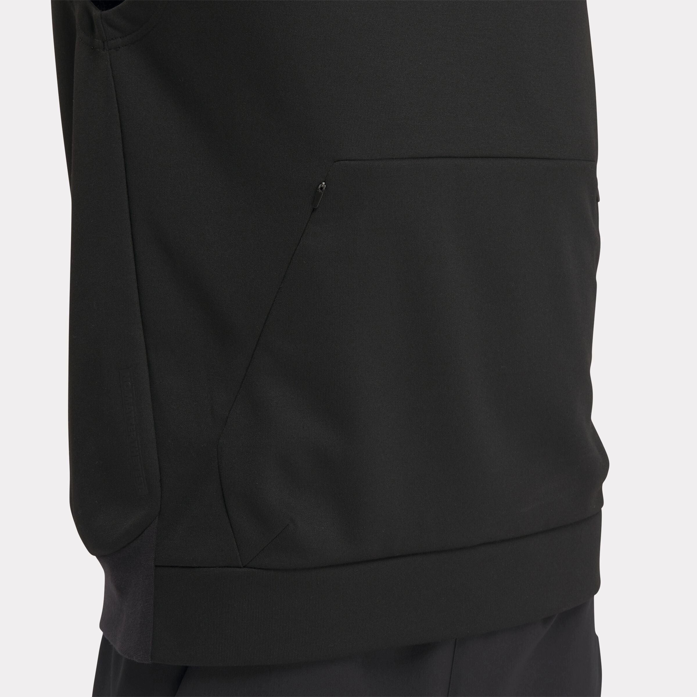 Strength Sleeveless Hoodie Black