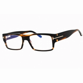 Tom Ford Men's Eyeglasses - Dark Brown/Other Rectangular Full Rim Frame | FT5835-B 050