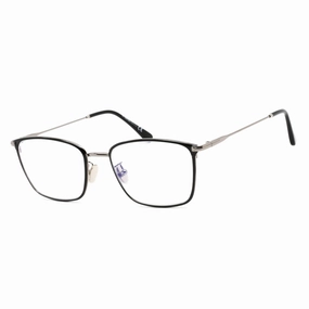 Tom Ford Men's Eyeglasses - Shiny Gunmetal Metal Rectangular Frame | FT5774-D-B 008