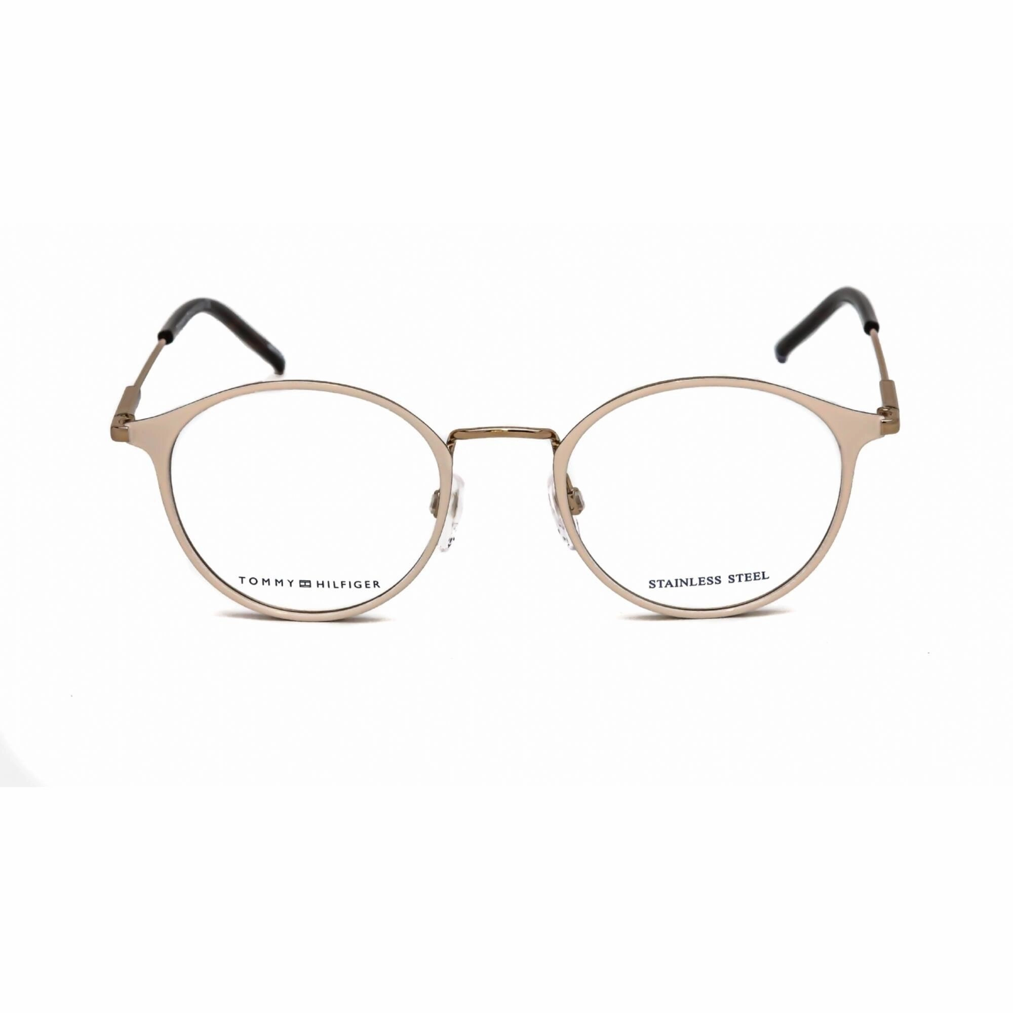 Tommy Hilfiger Men's Eyeglasses - Powder Gold Stainless Steel Frame | TH 1771 0LZ6 00