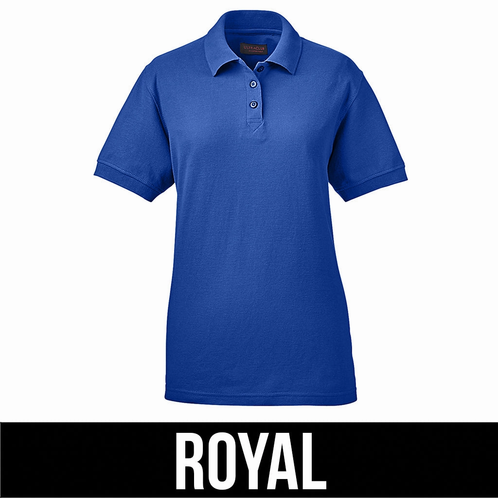 UltraClub Ladies' Whisper Pique Polo