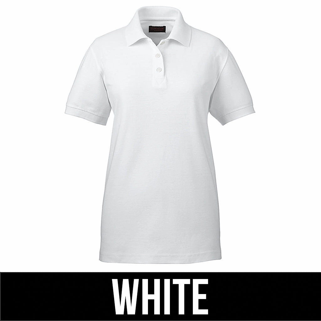 UltraClub Ladies' Whisper Pique Polo