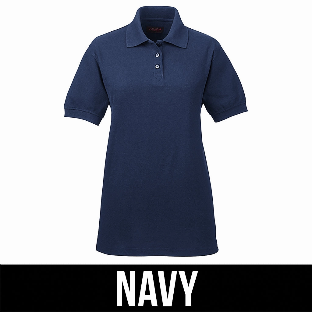 UltraClub Ladies' Whisper Pique Polo