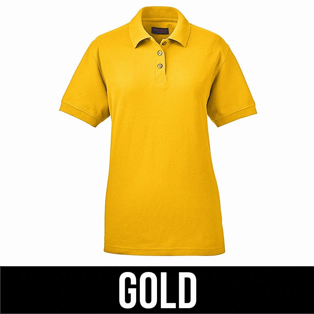 UltraClub Ladies' Whisper Pique Polo