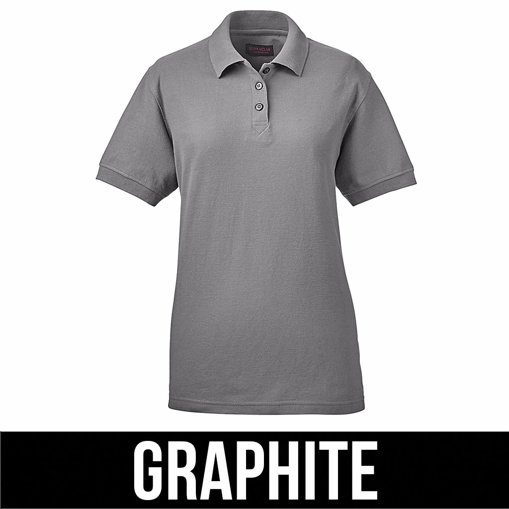 UltraClub Ladies' Whisper Pique Polo