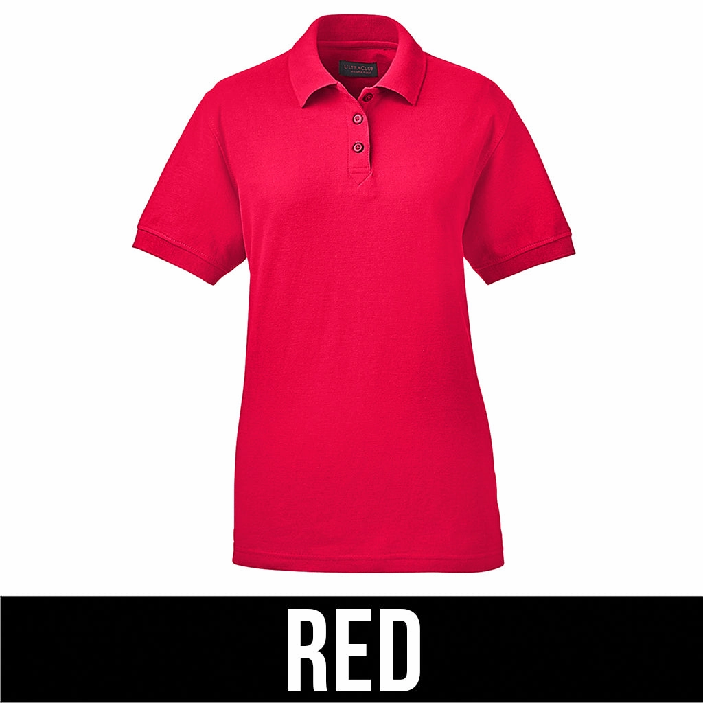 UltraClub Ladies' Whisper Pique Polo