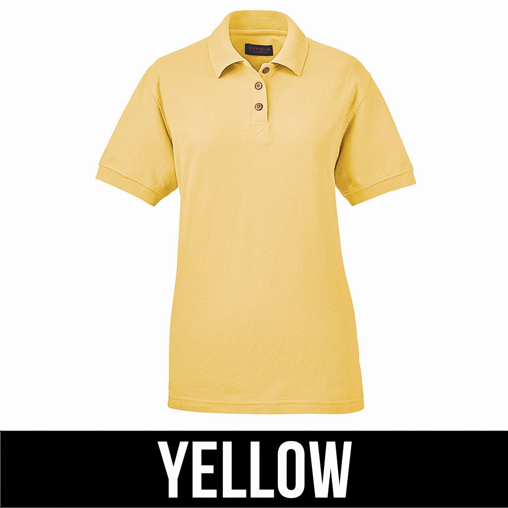 UltraClub Ladies' Whisper Pique Polo