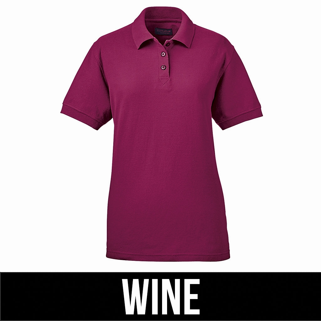 UltraClub Ladies' Whisper Pique Polo