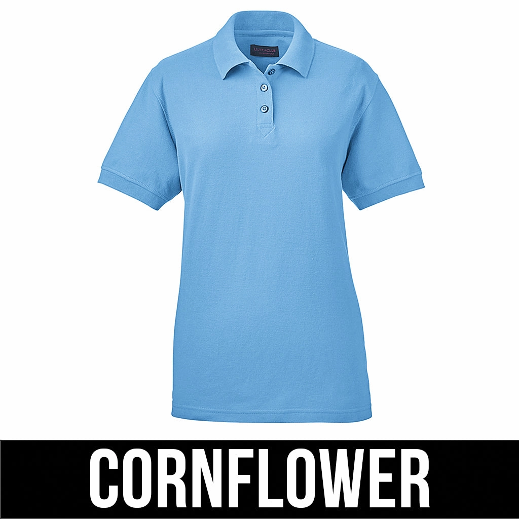 UltraClub Ladies' Whisper Pique Polo