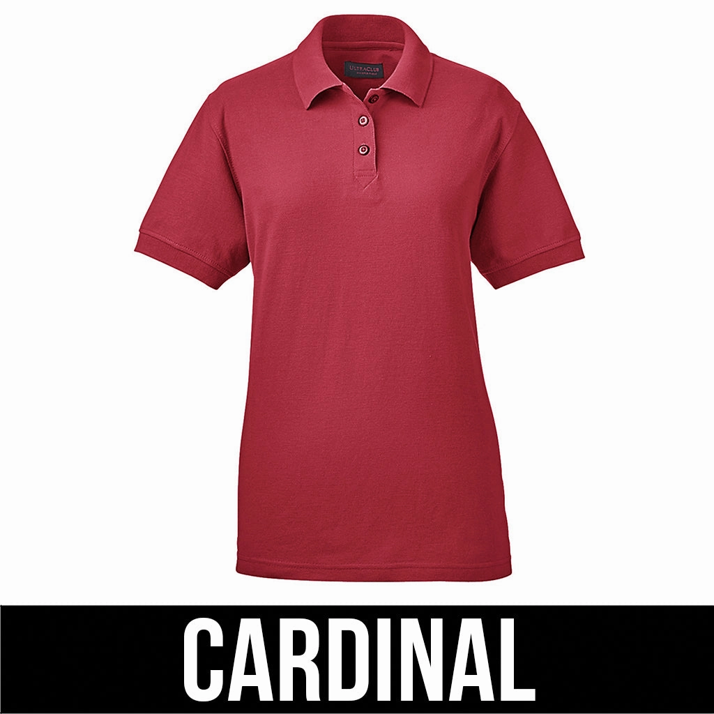 UltraClub Ladies' Whisper Pique Polo