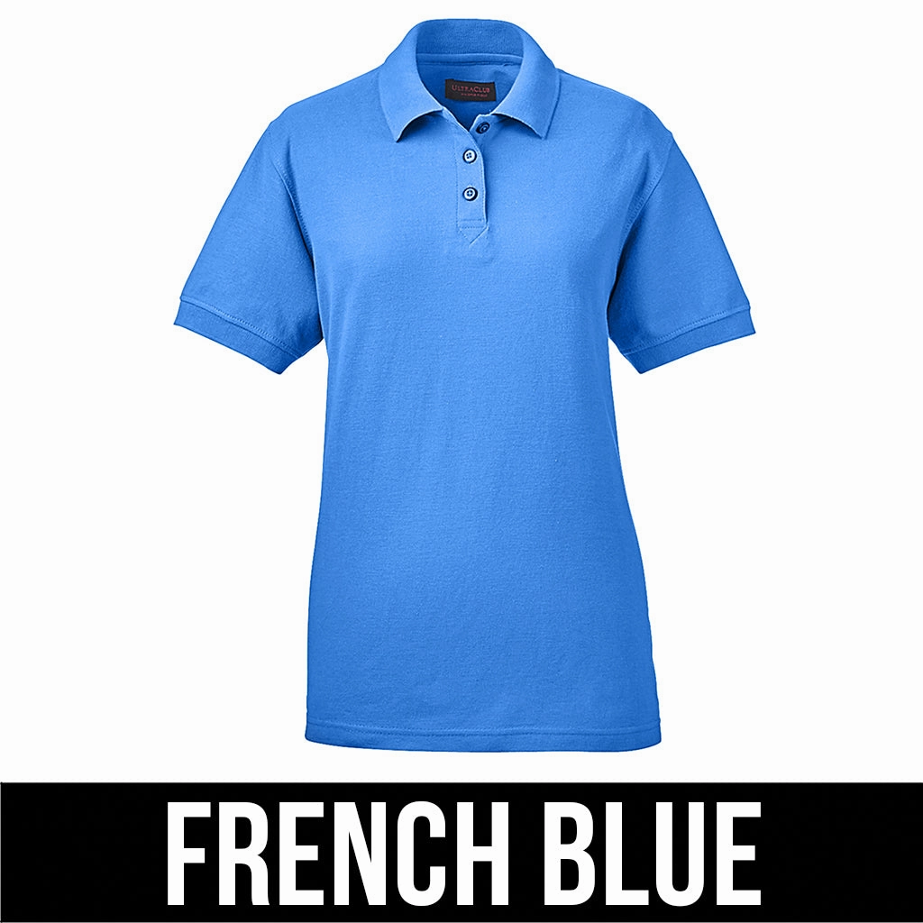 UltraClub Ladies' Whisper Pique Polo