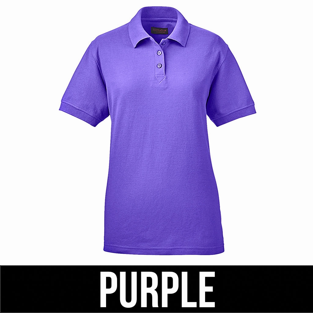 UltraClub Ladies' Whisper Pique Polo