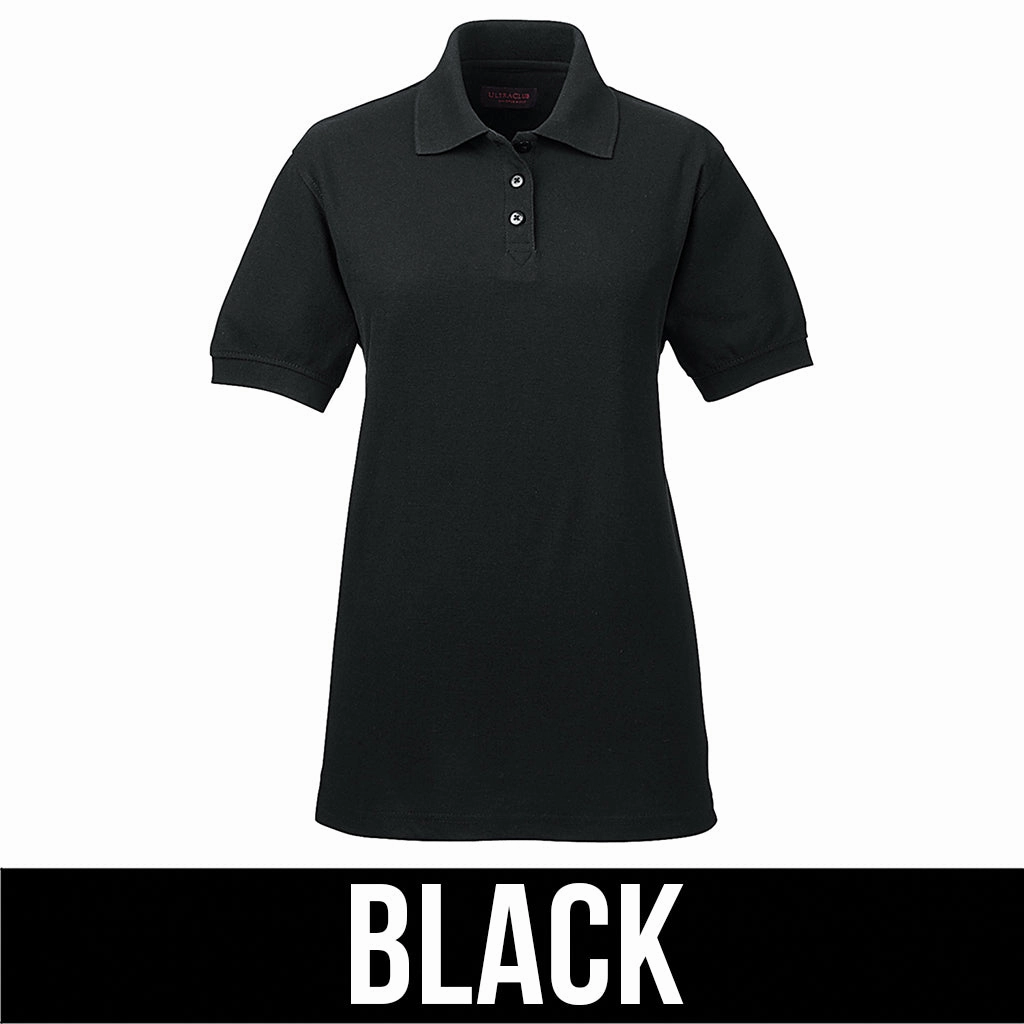 UltraClub Ladies' Whisper Pique Polo