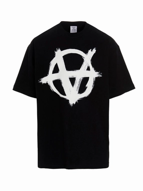 Vetements Double Anarchy Crewneck T-Shirt