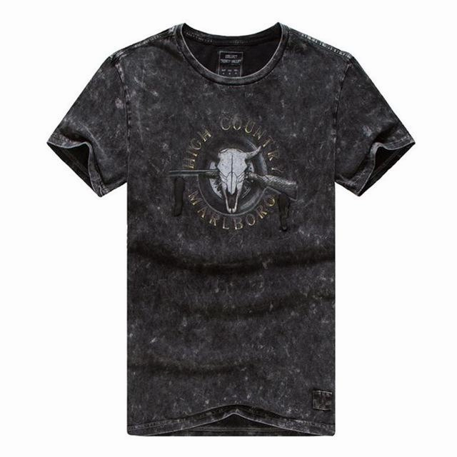 West Louis™ Brand O-Neck Pure Cotton T-shirt