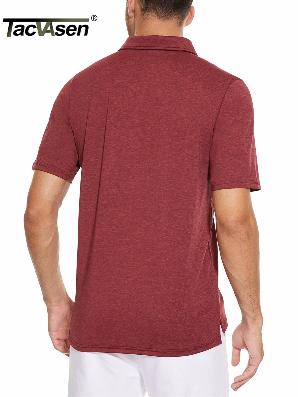 West Louis™ Button Down Business Dress Polo Shirt