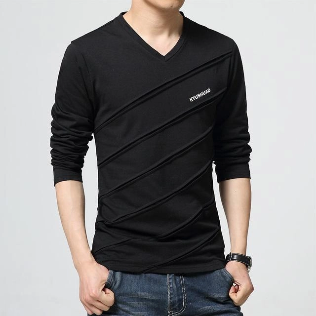 West Louis™ Designer Made V Collar T Shirt