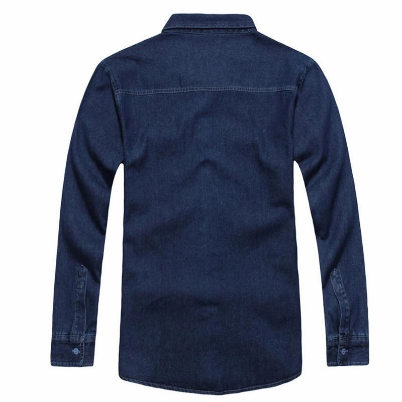 West Louis™ Men's Fashion Denim Shirt
