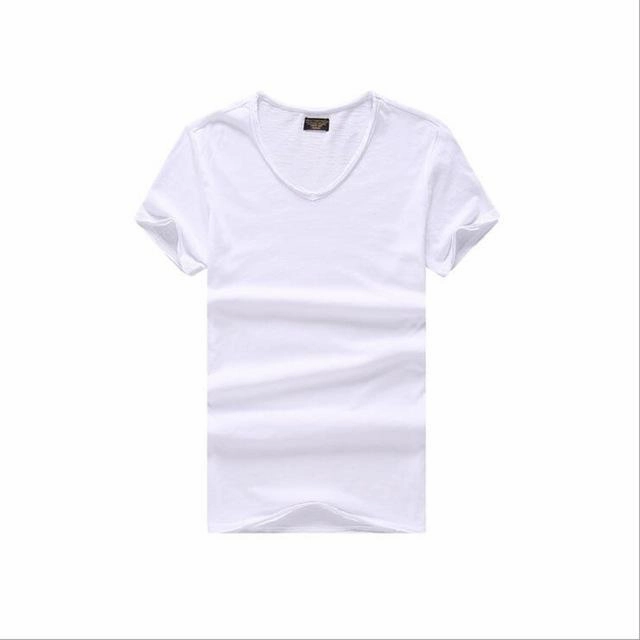 West Louis™ V-Neck Slim Fit Pure Cotton T-shirt