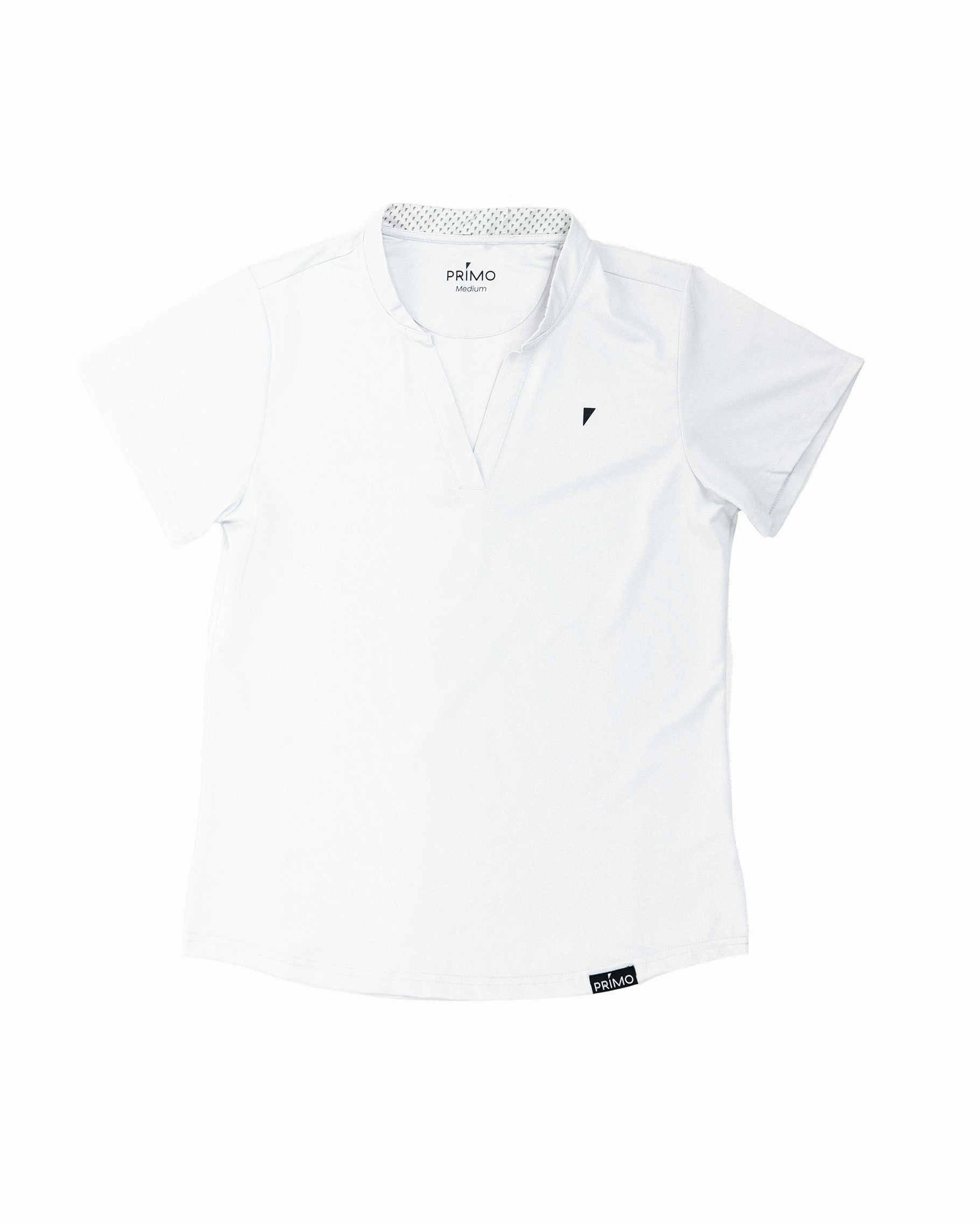 Women's Light Gray Short Sleeve Blade Polo