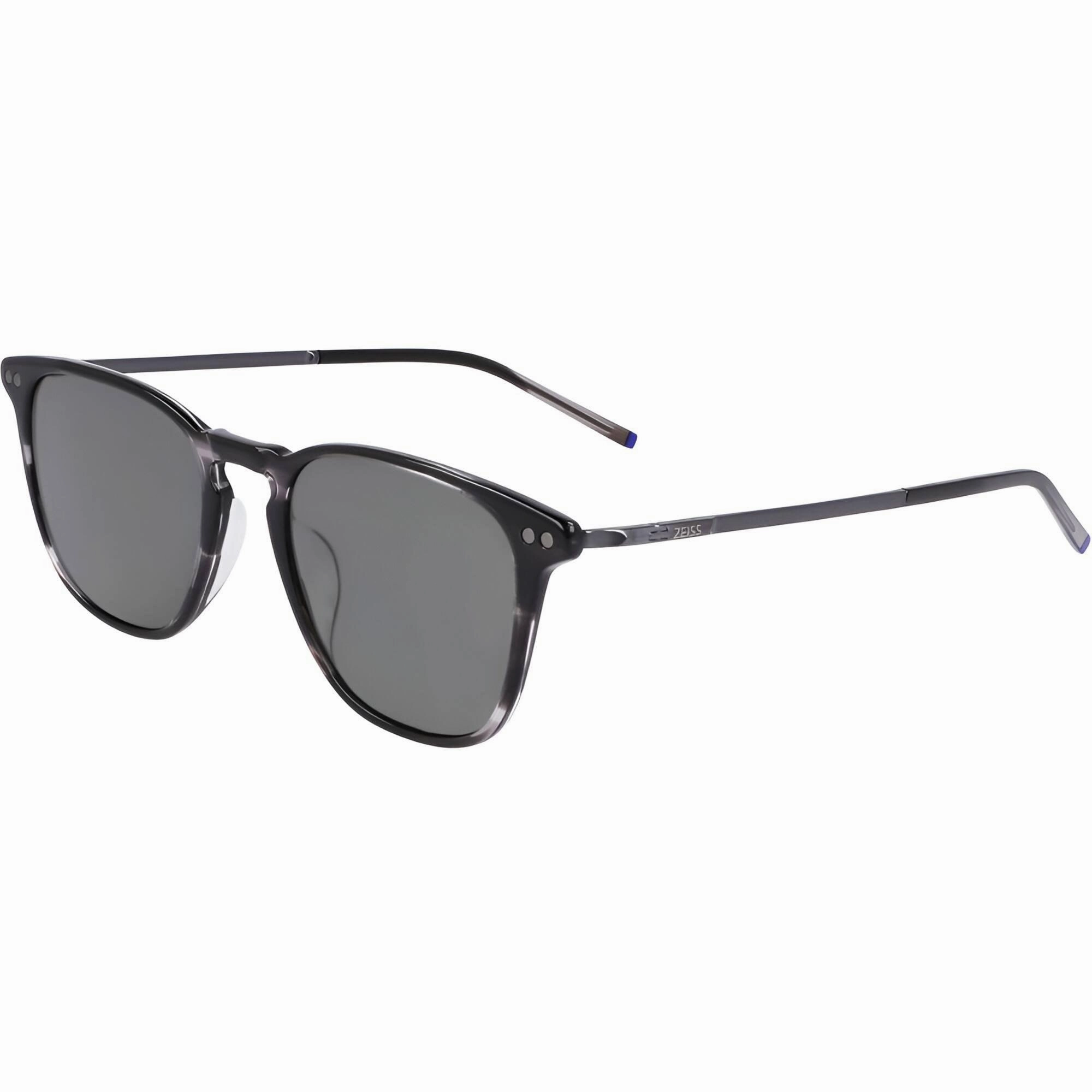 Zeiss Men's Sunglasses - Smoke Horn Frame Grey With Light Mirror Lens | ZS22703 022